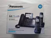 NEW Panasonic KX-TG6672 DECT 6.0 PLUS Digital Corded/Cordless Answering System