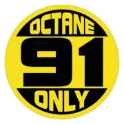 91 Octane Sticker