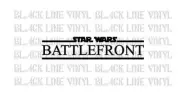 STAR WARS 9x2 sticker decal vinyl ps4 xbox console (Alt. color available)