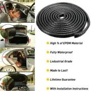5M Car Door Edge Protector Strip Trim Seal Rubber Universal U-shape Seal Lone (for: Fiat)