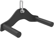 Cable Machine Lat Bar - Steel Pull Down Attachment with 38" Rubber Grip | Grip Pull Down Bar for Home Gym, Upper Body Training, Durable Construction, Fitness Equipment Accessories