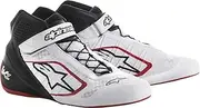 alpinestars TECH 1-KZ KART SHOES WHITE/BLACK/RED