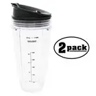 2-Pack Replacement 24 oz Cup for Nutri Ninja BL482, BL480D, BL487 BL680A Blender
