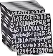COHEALI Doorplate Letter Sticker Mailbox Number Stickers Self-adhesive Reflective Decals for Window