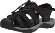 Mens Size 9.5 Wide Propet Kona Fisherman Sandal MSV002L Black