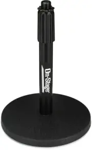 On-Stage DS7200B Adjustable Desktop Microphone Stand (5-pack) Bundle
