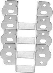 ASAKKURA Reinforced Bed Frame Support 4pcs u Shaped Brackets Bed Frame Hardware for Bunk Bed Queen Bed