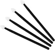 minkissy Essential Makeup Tools 4pcs Eye Shadow Applicator Sticks Soft Bristles Travel-sized for Even Powder Application