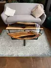 OVAL SHAPE EPOXY DINING TABLE, RESIN CENTER TABLE, HANDMADE COFFEE TABLE TOP
