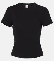 [Re/Done] Re/Done '90s Baby cotton jersey T-shirt AU 14 black
