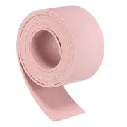 Leather Straps, 1.2 Inch Wide 39 Inch Long Flat Leather Strips Cord, Pink