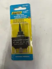 SeaChoice Part # 12031 3-Position Toggle Switch Momentary On/Off/On