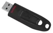 SANDISK - Ultra USB 3.0 Flash Drive - 16GB, 100MB/s