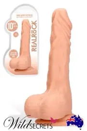 NEW RealRock 10 inch Suction Cup Realistic Textured Dildo, Dildo/Dong, Sex Toy