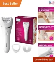 Effortless Precision Hair Removal: Philips Epilator Series 8000 + 3 Accessories