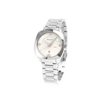 在飛比找Yahoo!奇摩拍賣優惠-GUCCI YA142502 古馳 手錶 29mm 銀白色面