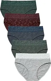 [AYMEFF] Womens Underwear,Cotton Panties for Women,Lace Women’s Briefs,Cotton Stretch Bikini Panties,Hipster Panties for Women