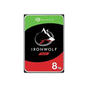 【Seagate】IronWolf 那嘶狼 8TB 3.5吋 NAS硬碟 ST8000VN004【三井3C】