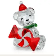 SWAROVSKI CRYSTAL KRIS BEAR 2021 WITH CANDY 5597045MINT BOXED RETIRED RARE
