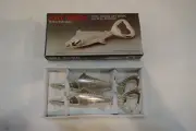 Pair Swordfish Silver Plated Bottle Opener 5"L Coastal Beer Fishing Tarpon