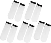 [Holibanna] Thin Socks Socks Hosiery Women Ankle Socks Crystal Socks Pink