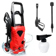 Oppsbuy 3500PSI Electric High Pressure Washer 2000W Cleaner Electric Water Gurney Pump 6M Hose Red