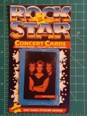1985 ROCK STAR CONCERT CARDS SEALED UNOPENED WAX PACK THE POLICE GROUP STING