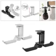Metal Headset Dual Headphone Under Desk Hook Bracket Holder Hanger Install On F