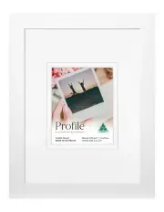 [Profile Australia] Australian Made Timber Photo Frame 6x8"/Polaroid in White