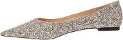 [CROSSBABY] Women's Flats Comfortable Pointed Rhinestone Ballet Flats for Women Sparkle Elegant Dress Flats