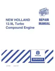 New Holland 12.9L Turbo Compound Engine Service Manual Repair Shop Book