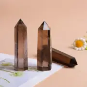 Natural Smoky Quartz Tower Healing Crystal Rocks Minerals Decoration Collector