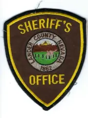 Lander County NV Nevada Sheriff’s Office duty-worn patch - NEW!