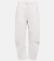 [Nili Lotan] Nili Lotan Shon cotton-blend twill pants AU 14 white
