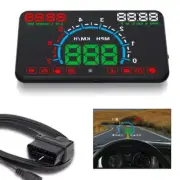 Car 5.8" HUD E350 OBD2 Head Up Display MPH Digital Speedometer Warning Alarm