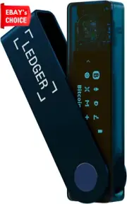 Nano X Bluetooth Hardware Wallet Secure Crypto NFTs On-The-Go Sapphire Blue