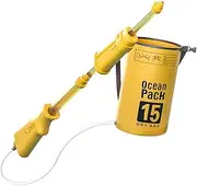 Backpack Spraying Toy for Children 15L Summer Game, Yellow