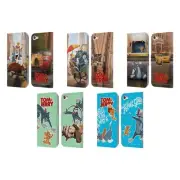 TOM AND JERRY MOVIE (2021) GRAPHICS LEATHER BOOK CASE FOR APPLE iPOD TOUCH MP3