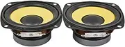 HCDEBKEZPW 2pcs 3Inch Full Range Speaker 4Ohm 10W Gold Foam Edge Black Magnetic Multimedia Loudspeaker DIY HiFi 78mm Audio Speaker Bookshelf Speaker