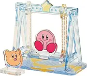 ensky Kirby Moving Acrylic Diorama Stand - Swing (Kirby and Scarfy)