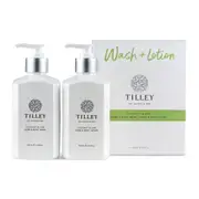 Tilley Body Wash & Body Lotion Gift Set - Coconut & Lime