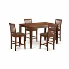 DUVN5H-MAH-C 5 Pc Counter height Table set- counter height Table and 4...
