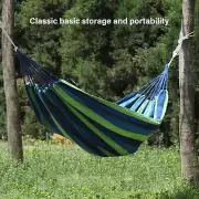 Outdoor Double Hammock Bed Swinging Camping Hanging Tree Strap Hook