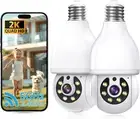 2K Light Bulb Security Camera 5G&2.4G Wifi Security Cameras Wireless Outdoor Ind