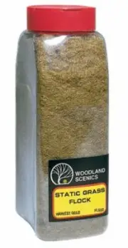 Woodland Scenics ~ New 2024 ~ Static Grass Flock ~ Harvest Gold ~ FL632
