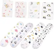 OFFIGAM 8Pcs Navel Binders Cotton Belly Bands for Newborns Cartoon Support Belts Breathable and Comfortable Cords for Diaper Changes and Sleeping