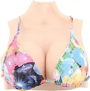 Zilasegy Silicone Breasts, False Breasts, Artificial Breasts, Silicone Breast Plate, Silicone Breast Shapes for Crossdresser, Transgender, Mastectomy, Cosplay, Drag Queen