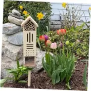 Wooden Insect House, Insect Hotel for Bugs, Bees, Butterflys, Ladybirds,