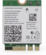 AX210 WiFi 6E Wireless Card Tri-Band 5400Mbps 2.4GHz/5GHz/6GHz Bluetooth5.3 WiFi Module for Laptop Network Adapter