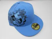 New Los Angels Dodgers RETRO New Era 59Fifty Team Crest Fitted Hat Size 7 1/4 S3
